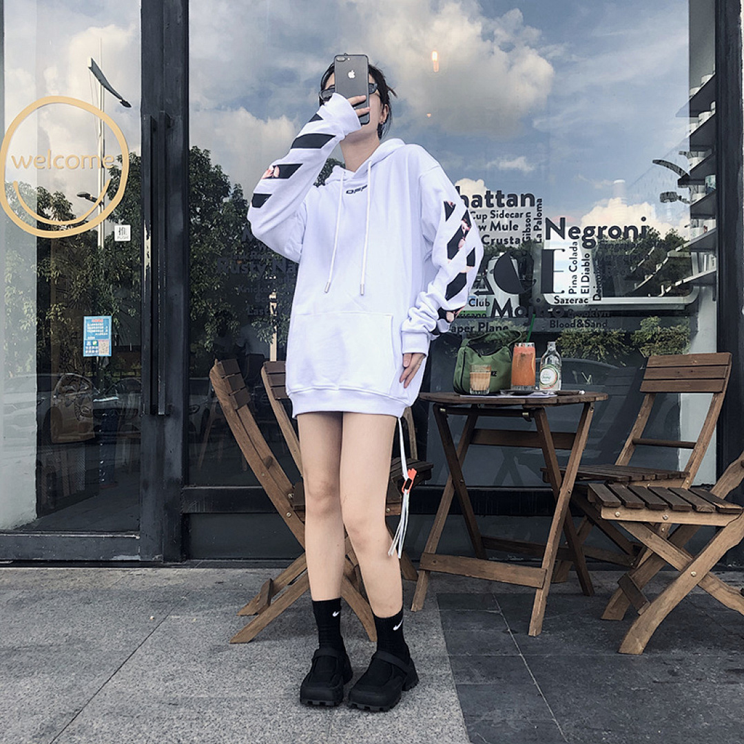 Off-White 126 OFF-WHITE (WHITE HOODIE) - Image 39