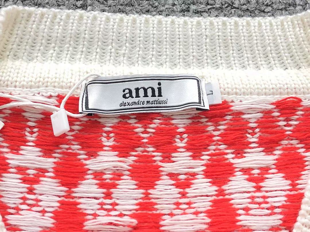 AMI 115 AMI VEST SWEATER 11082505140 (Im 170Cm 60Kg I Wear Size L In The Phot) - Image 16