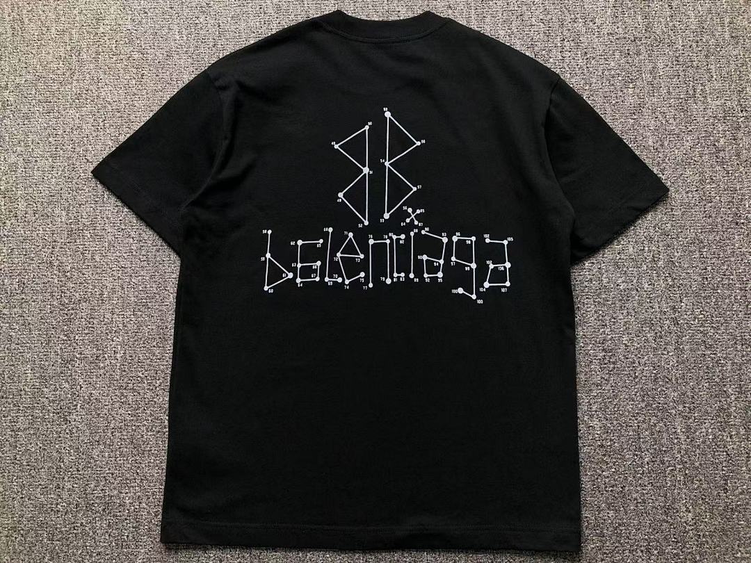Balenciaga 115 B⭐L⭐⭐⭐IA⭐A T-SHIRT 3102220621 (Im 170Cm 55Kg I Wear Size M In The Phot) - Image 16