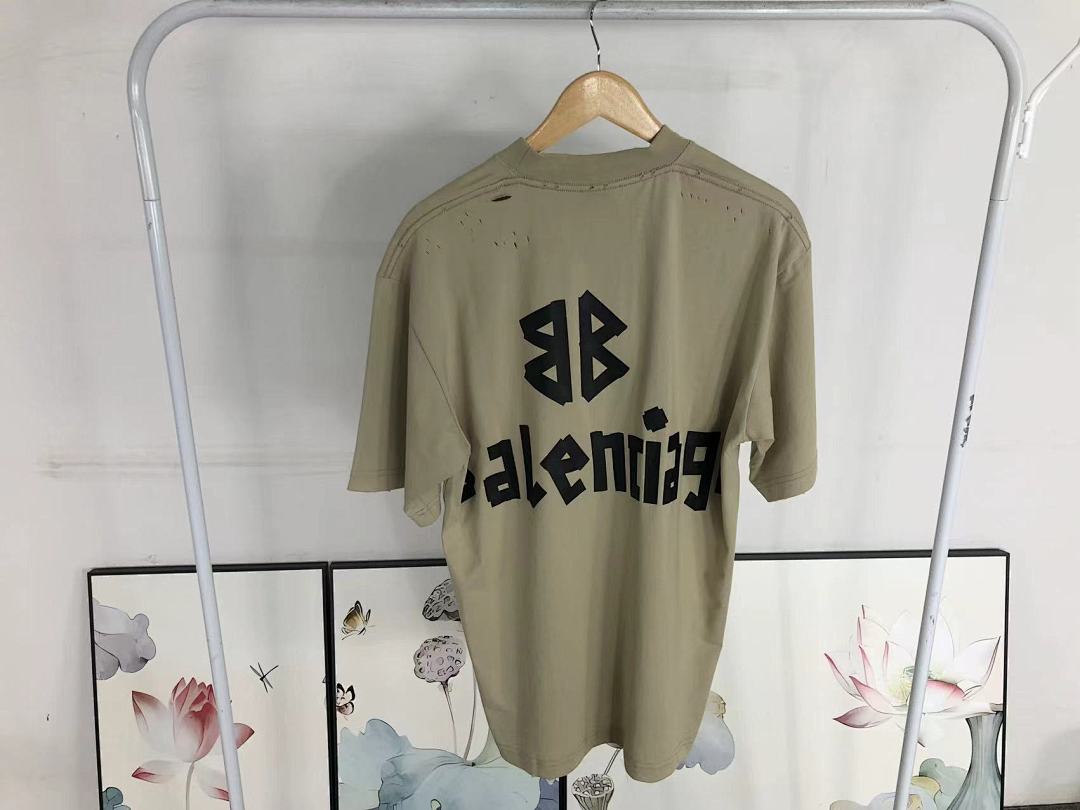 Balenciaga 128 B⭐L⭐⭐⭐IA⭐A T-SHIRT 3108082121 (Im 170Cm 60Kg I Wear Size S In The Phot) - Image 25