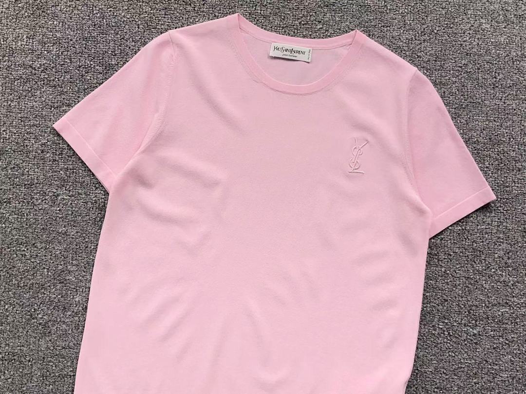 Saint Laurent 128 SA⭐⭐T ⭐⭐U⭐⭐NT FEMAIE STYIE T-SHIRT - Image 11