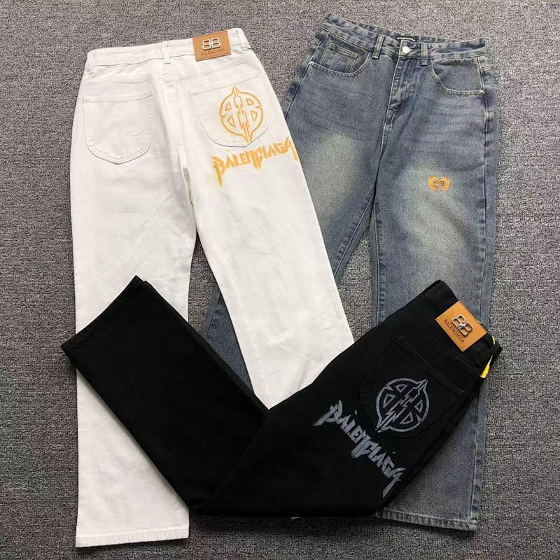 Balenciaga 188 B⭐L⭐⭐⭐IA⭐A TROUSERS 503104017 (Im 170Cm 60Kg I Wear Size 28 In The Phot)