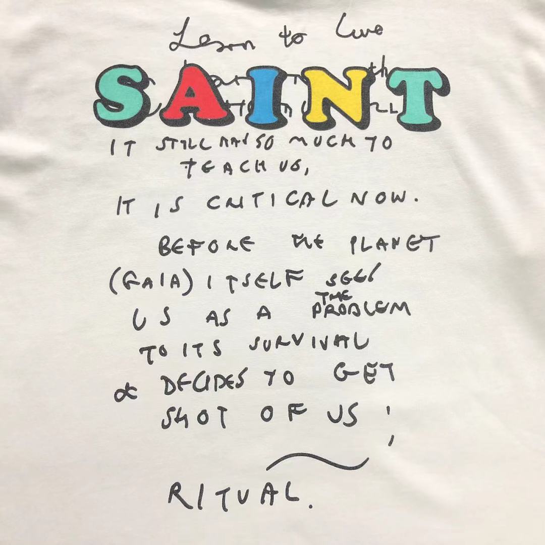 Chanel 113 SAINT MICHAEL T-SHIRT 3206185517 (Im 170Cm 60Kg I Wear Size S In The Phot) - Image 8