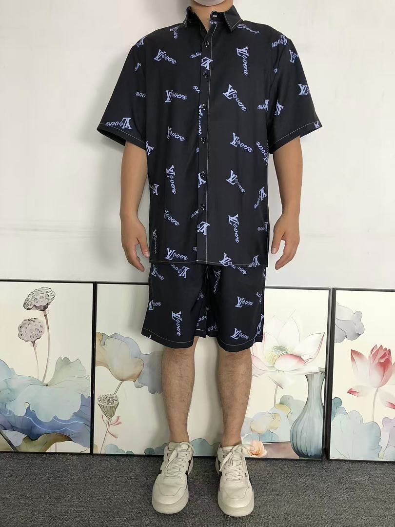 Louis Vuitton 165 L⭐ SHIRT SHORTS 3206062420 (Im 170Cm 60Kg I Wear Size L In The Phot) - Image 4