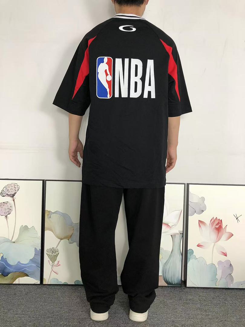 Balenciaga 188 B⭐L⭐⭐⭐IA⭐A NBA BASKETBALL T-SHIRT - Image 4