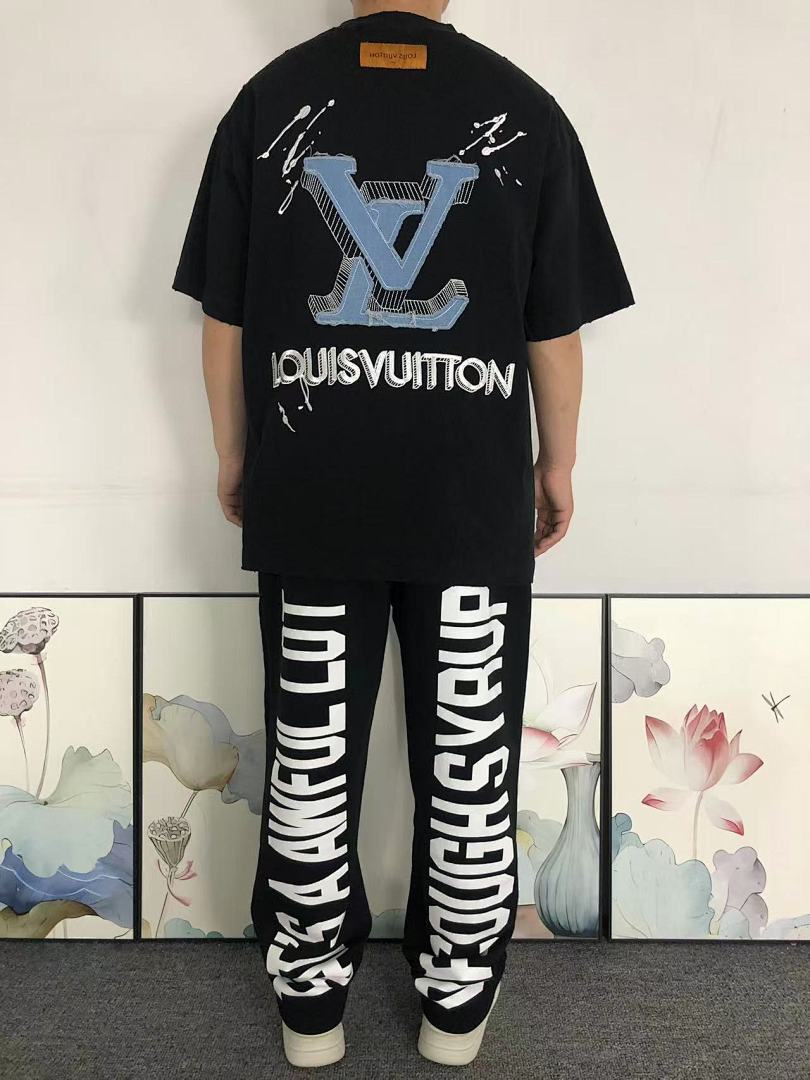Louis Vuitton 125 L⭐ T-SHIRT 3201200921 (Im 170Cm 60Kg I Wear Size L In The Phot) - Image 4