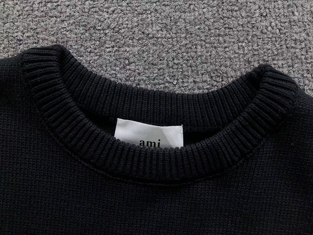AMI 158 AMI SWEATER 21101009125 (Im 170Cm 60Kg I Wear Size M In The Phot) - Image 24