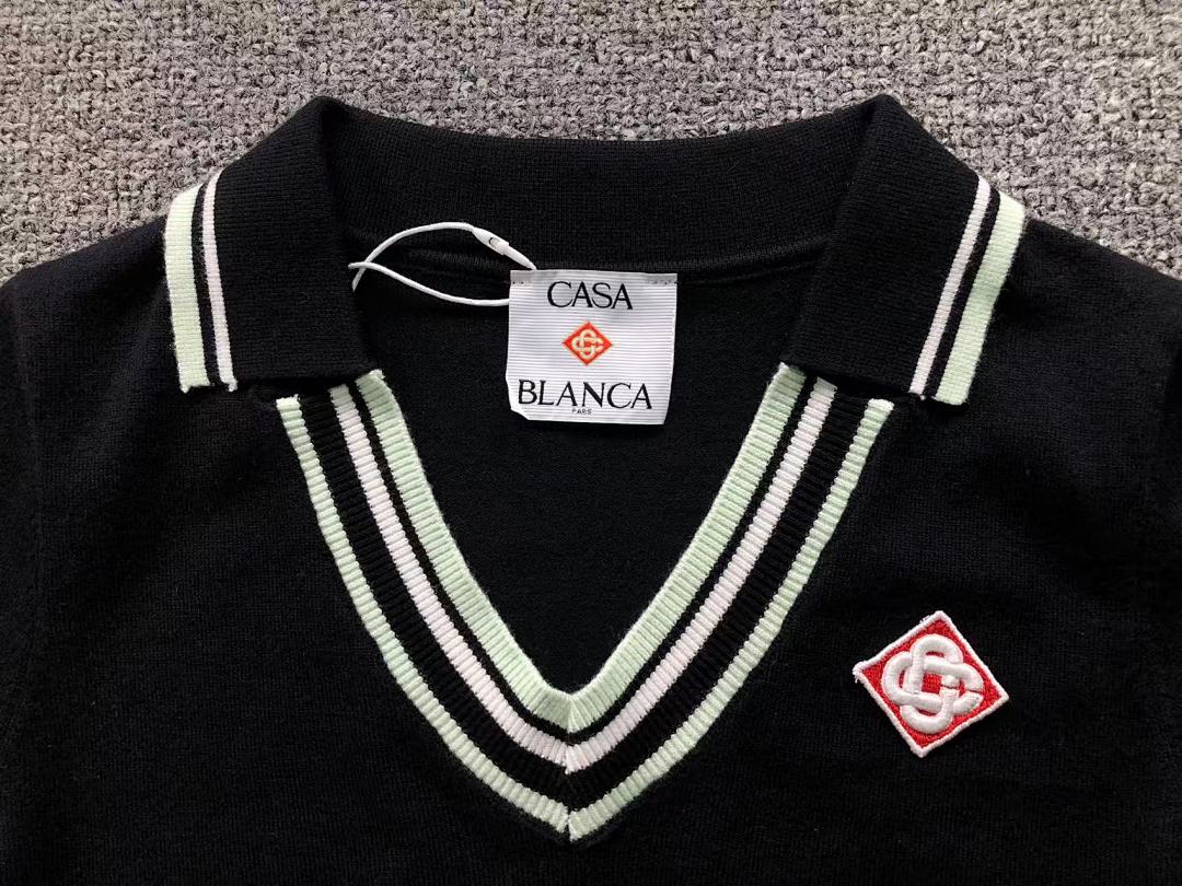 Casablanca 265 CASABLANCA SWEATER FEMAIE STYIE POLO SHORT - Image 11