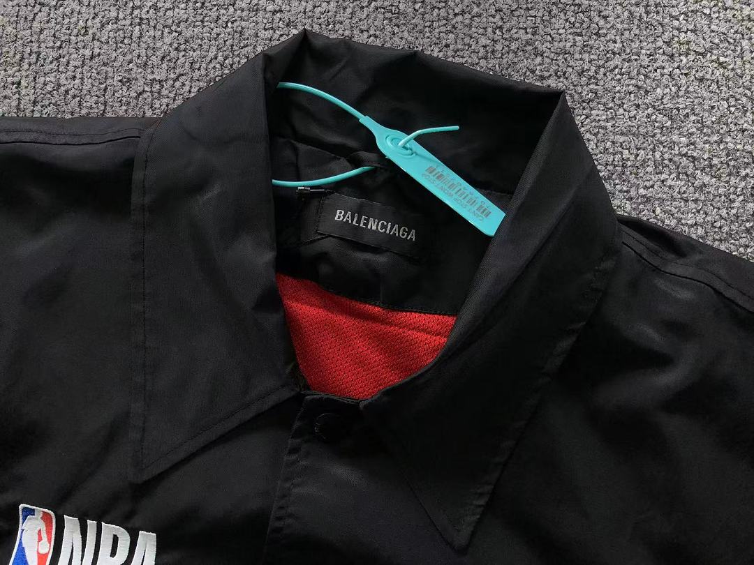 Balenciaga 388 B⭐L⭐⭐⭐IA⭐A NBA BASKETBALL JACKET 22081932001 (Im 170Cm 60Kg I Wear Size S In The Phot) - Image 13