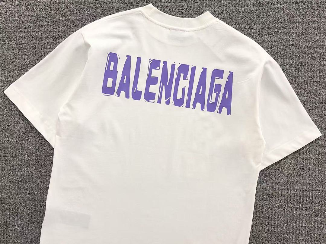 Balenciaga 95 B⭐L⭐⭐⭐IA⭐A T-SHIRT 502170581 (Im 170Cm 57Kg I Wear Size 1 In The Phot) - Image 8