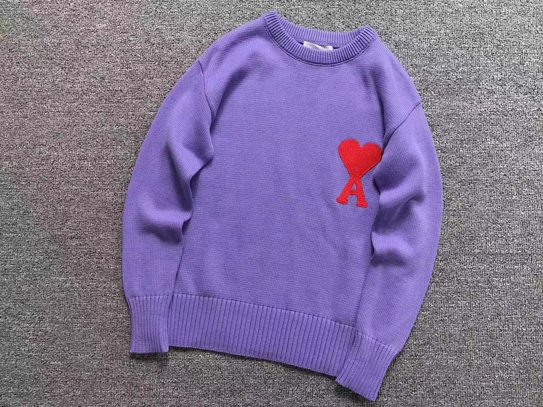 AMI 158 AMI SWEATER 21101107125 (Im 170Cm 60Kg I Wear Size S In The Phot) - Image 12