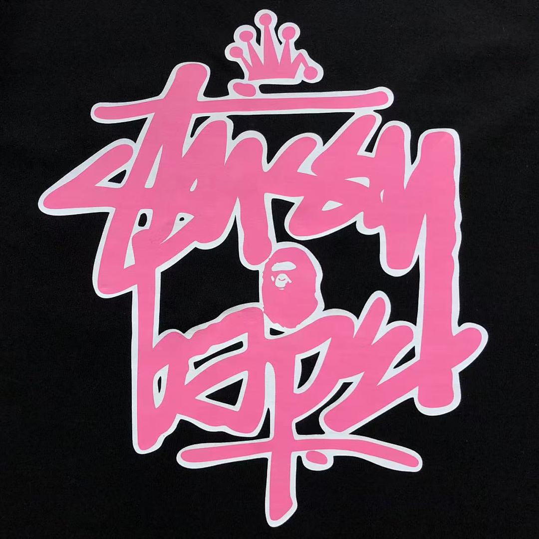Bape 79 BAPE STUSSY T-SHIRT 411183142 (Im 170Cm 57Kg I Wear Size S In The Phot) - Image 10