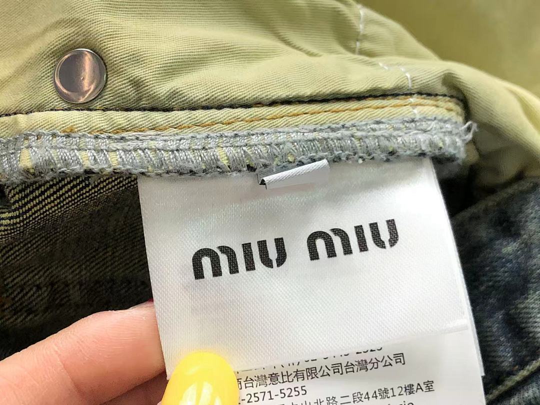 Miu Miu 218 M⭐U TROUSERS 5112207106 (Im 170Cm 60Kg I Wear Size S In The Phot) - Image 22