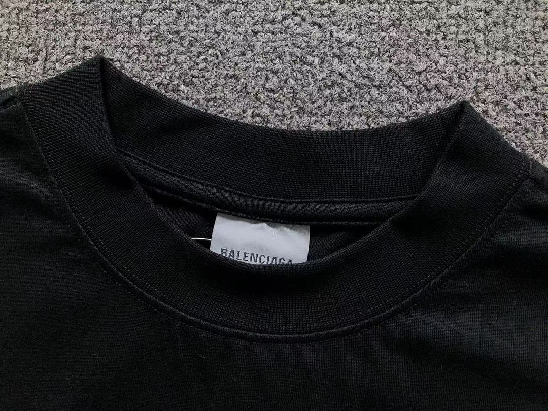 Balenciaga 128 B⭐L⭐⭐⭐IA⭐A T-SHIRT 42052103163 (Im 170Cm 60Kg I Wear Size XS In The Phot) - Image 12