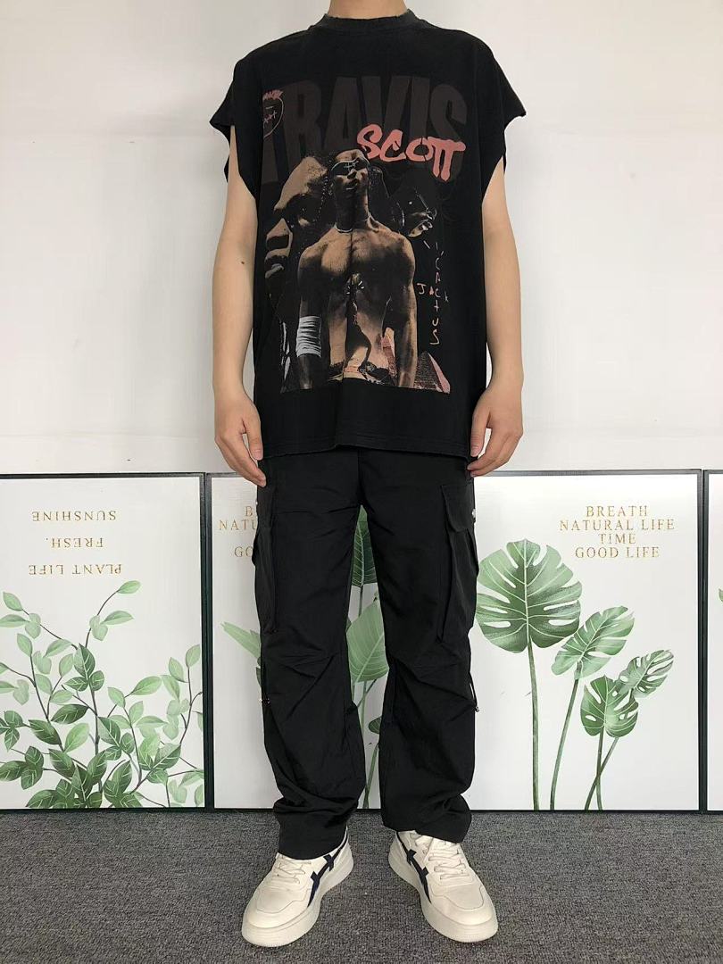 Travis Scott 108 VINTAGE TRAVIS SCOTT VEST 504051917 (Im 170Cm 60Kg I Wear Size M In The Phot) - Image 3