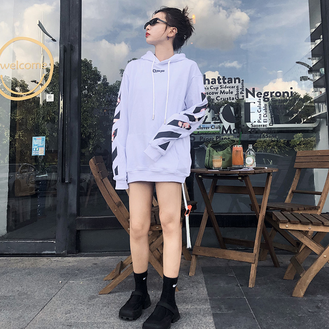 Off-White 126 OFF-WHITE (WHITE HOODIE) - Image 40