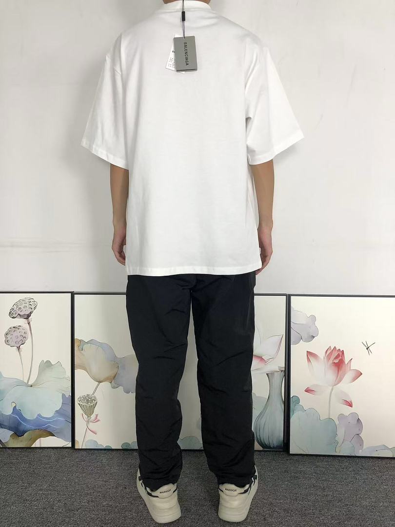 Balenciaga 125 B⭐L⭐⭐⭐IA⭐A T-SHIRT 42050841163 (Im 170Cm 60Kg I Wear Size XS In The Phot) - Image 4