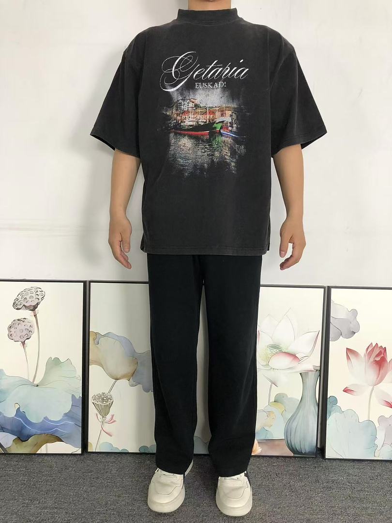 Balenciaga 135 B⭐L⭐⭐⭐IA⭐A T-SHIRT 42042008163 (Im 170Cm 60Kg I Wear Size XS In The Phot) - Image 3