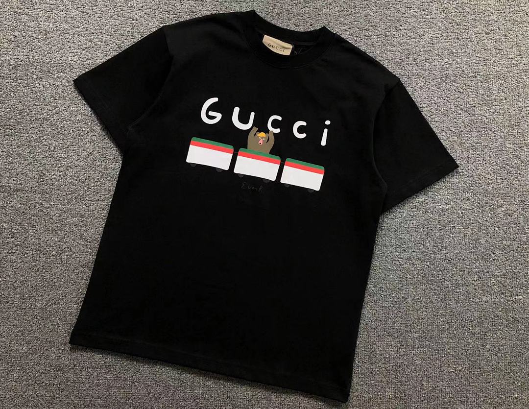 Gucci 85 G⭐C⭐I T-SHIRT 5231956101 (Im 170Cm 60Kg I Wear Size S In The Phot) - Image 6