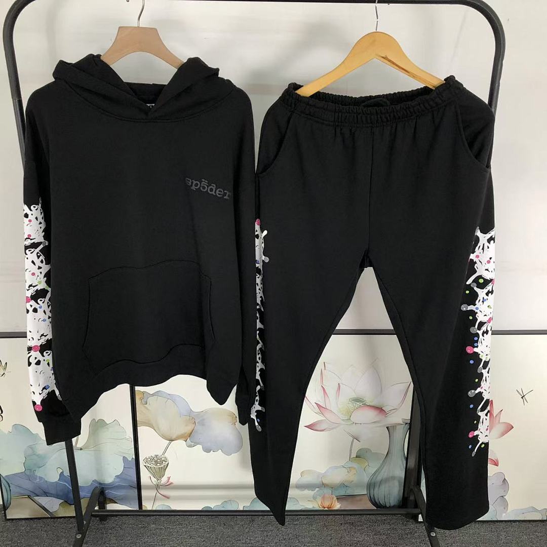 Sp5der TROUSERS 125 SP5DER HOODIE - Image 40