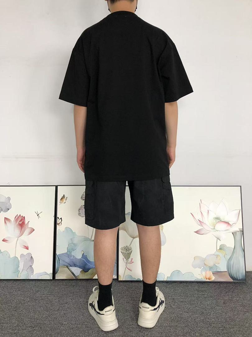 Balenciaga 108 B⭐L⭐⭐⭐IA⭐A T-SHIRT 41081919133 (Im 170Cm 60Kg I Wear Size S In The Phot) - Image 4