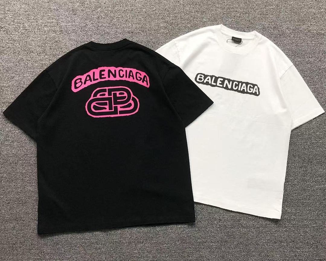 Balenciaga 98 B⭐L⭐⭐⭐IA⭐A T-SHIRT 3203070103 (Im 170Cm 60Kg I Wear Size M In The Phot) - Image 5