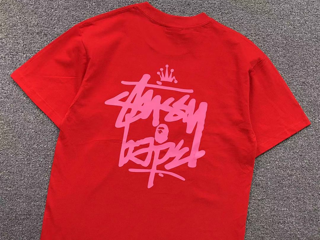Bape 78 BAPE STUSSY T-SHIRT - Image 22
