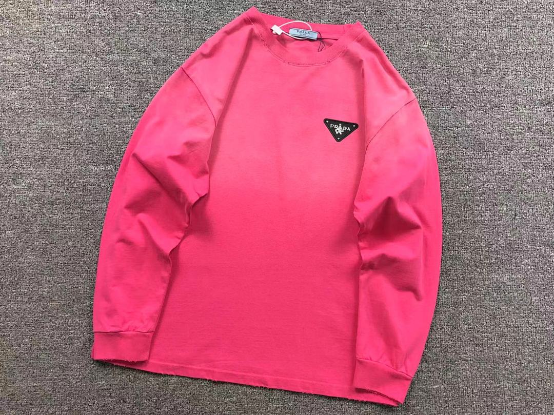 Prada 178 P⭐A⭐A LONG SLEEVED 3110151405 (Im 170Cm 60Kg I Wear Size S In The Phot) - Image 9