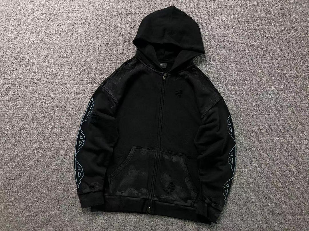 Balenciaga 265 B⭐L⭐⭐⭐IA⭐A HOODIE 4122717163 (Im 170Cm 60Kg I Wear Size XS In The Phot) - Image 11