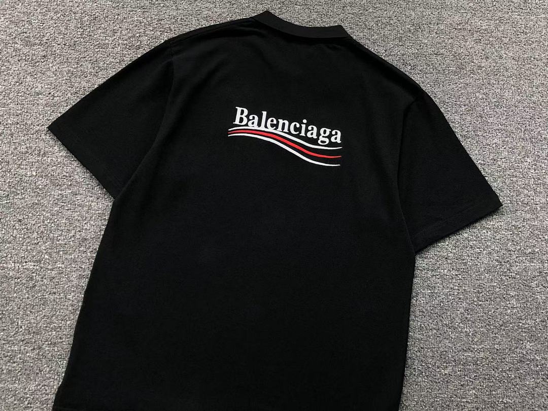 Balenciaga 158 B⭐L⭐⭐⭐IA⭐A POLO 3108081321 (Im 170Cm 60Kg I Wear Size S In The Phot) - Image 7