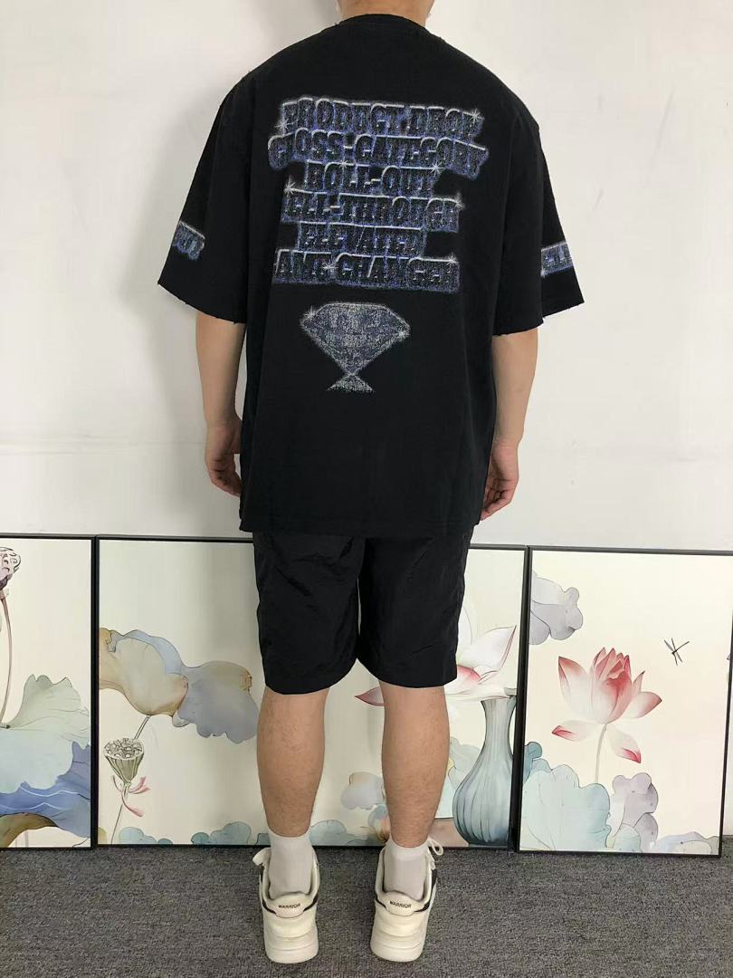 Balenciaga 135 B⭐L⭐⭐⭐IA⭐A T-SHIRT 42041311163 (Im 170Cm 60Kg I Wear Size XS In The Phot) - Image 4
