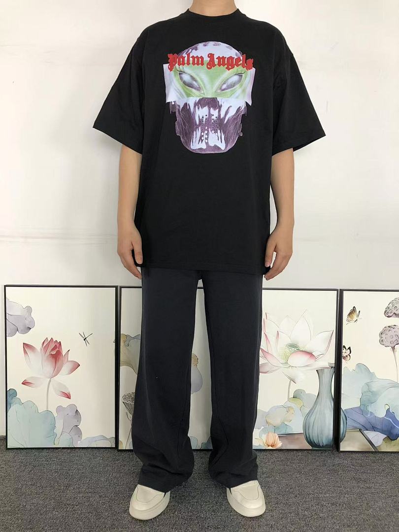 Palm Angels 78 PALM ANGELS T-SHIRT 41060953121 (Im 170Cm 60Kg I Wear Size L In The Phot) - Image 3