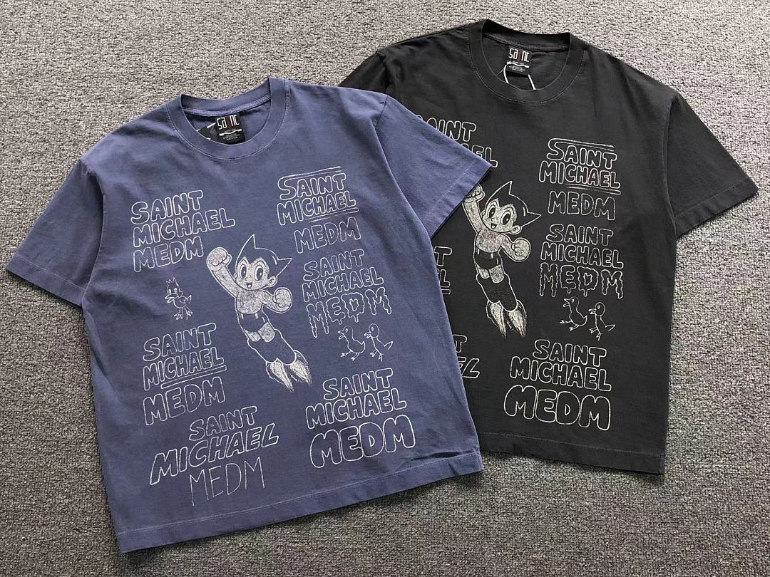 Chanel 98 SAINT MICHAEL T-SHIRT 42081406155 (Im 170Cm 60Kg I Wear Size S In The Phot) - Image 5