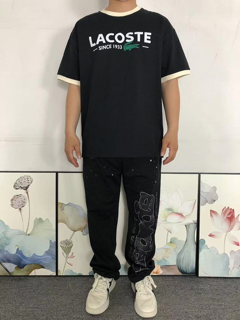Unbranded 128 LACOSTE T-SHIRT 2203265501 (Im 170Cm 60Kg I Wear Size M In The Phot) - Image 3