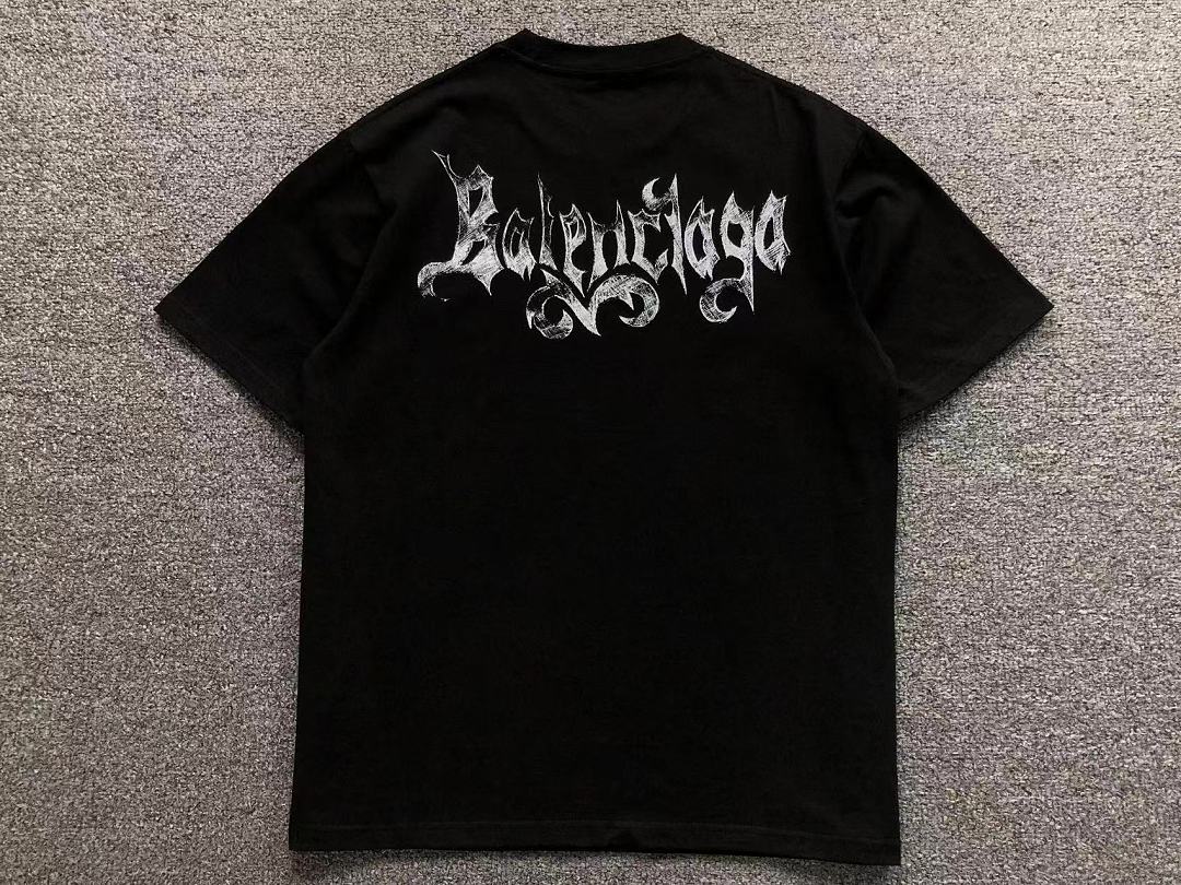 Balenciaga 113 B⭐L⭐⭐⭐IA⭐A T-SHIRT 5261103147 (Im 170Cm 60Kg I Wear Size M In The Phot) - Image 10