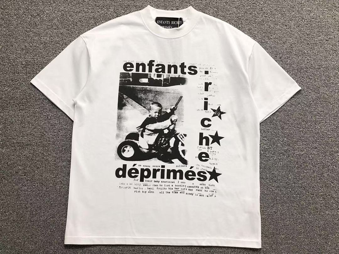 Chanel 88 ENFANTS RICHES DEPRIMES T-SHIRT 5232106162 (Im 170Cm 60Kg I Wear Size M In The Phot) - Image 5