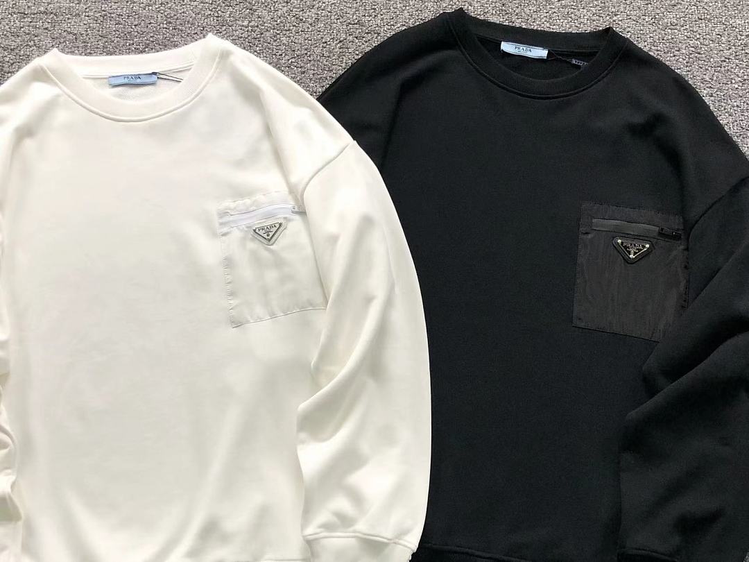 Prada 195 P⭐A⭐A HOODIE 4208281001 (Im 170Cm 60Kg I Wear Size M In The Phot) - Image 6