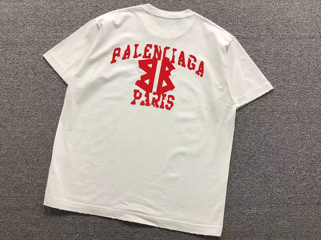 Balenciaga 129 B⭐L⭐⭐⭐IA⭐A T-SHIRT 42061610133 (Im 170Cm 60Kg I Wear Size 2XL In The Phot) - Image 8
