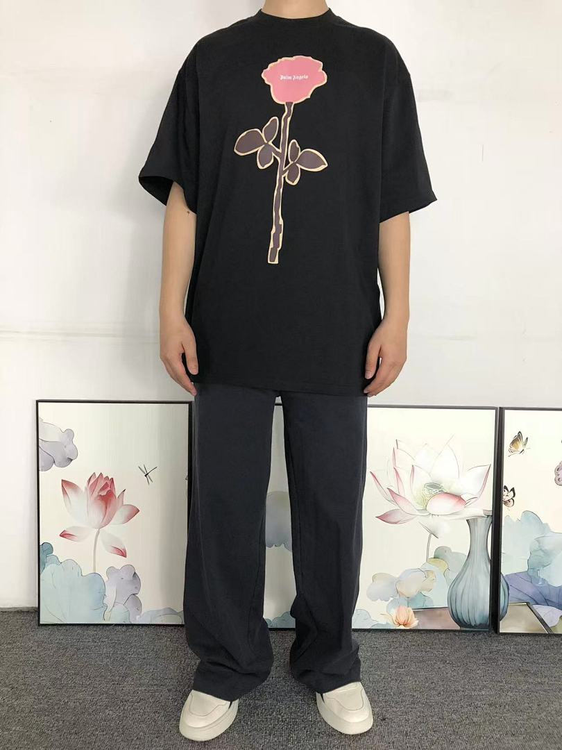 Palm Angels 78 PALM ANGELS T-SHIRT 41060925121 (Im 170Cm 60Kg I Wear Size L In The Phot) - Image 3