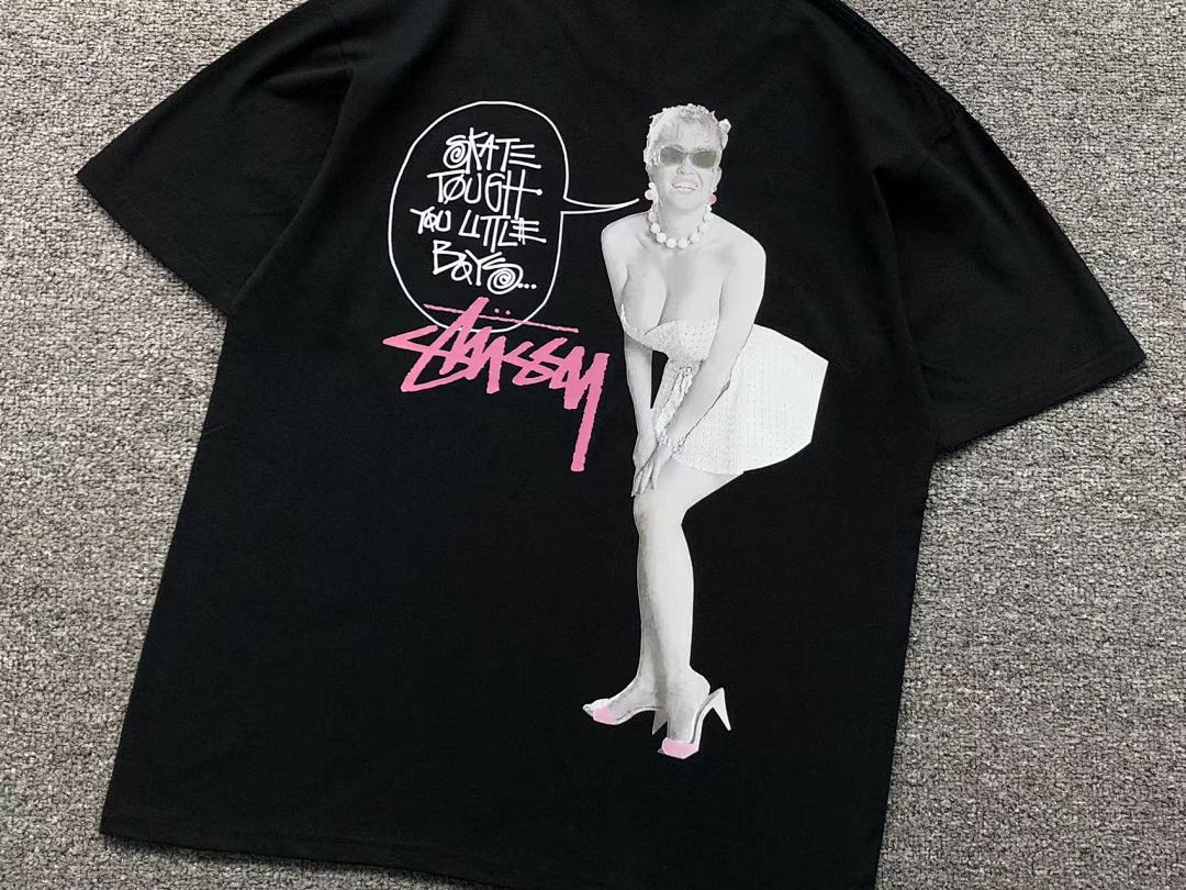 Stussy 78 STUSSY T-SHIRT 571221123 (Im 170Cm 60Kg I Wear Size L In The Phot) - Image 9