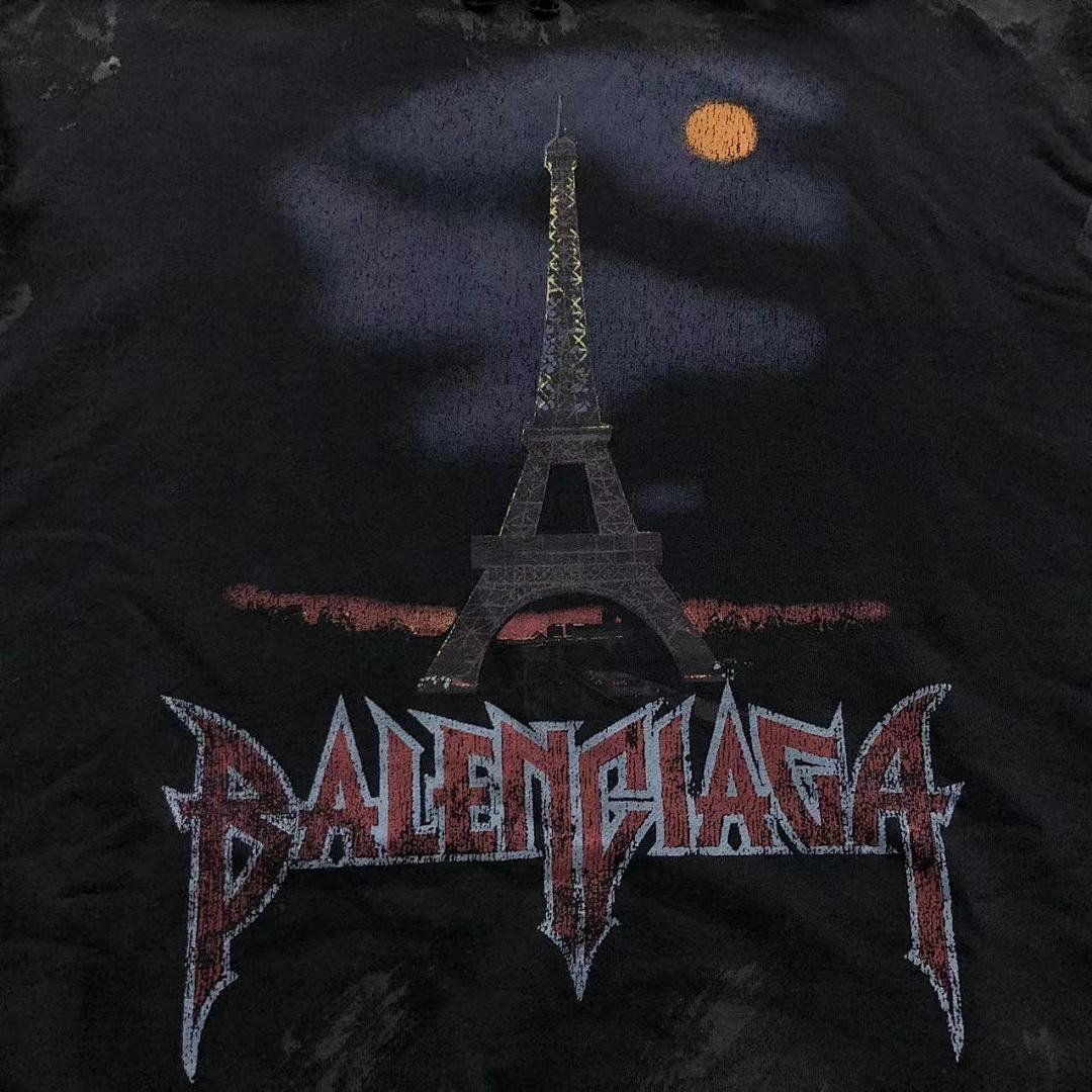 Balenciaga 245 B⭐L⭐⭐⭐IA⭐A HOODIE 4122709163 (Im 170Cm 60Kg I Wear Size XS In The Phot) - Image 8