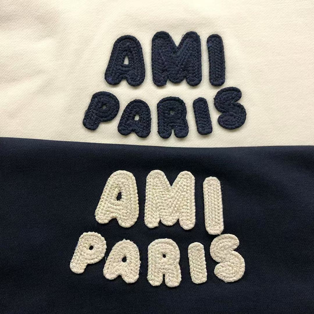AMI 168 AMI HOODIE 3107080521 (Im 170Cm 60Kg I Wear Size S In The Phot) - Image 12