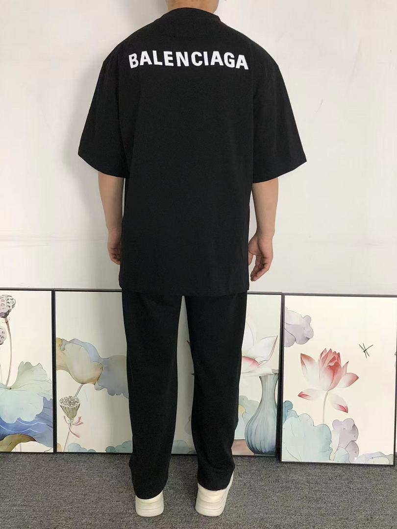 Balenciaga 125 B⭐L⭐⭐⭐IA⭐A T-SHIRT 42040805163 (Im 170Cm 60Kg I Wear Size XS In The Phot) - Image 4