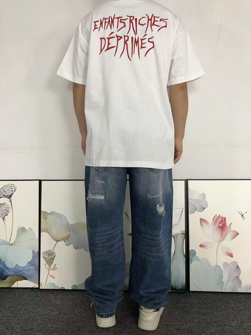 Chanel 88 ENFANTS RICHES DEPRIMES T-SHIRT 5211719162 (Im 170Cm 60Kg I Wear Size S In The Phot) - Image 4