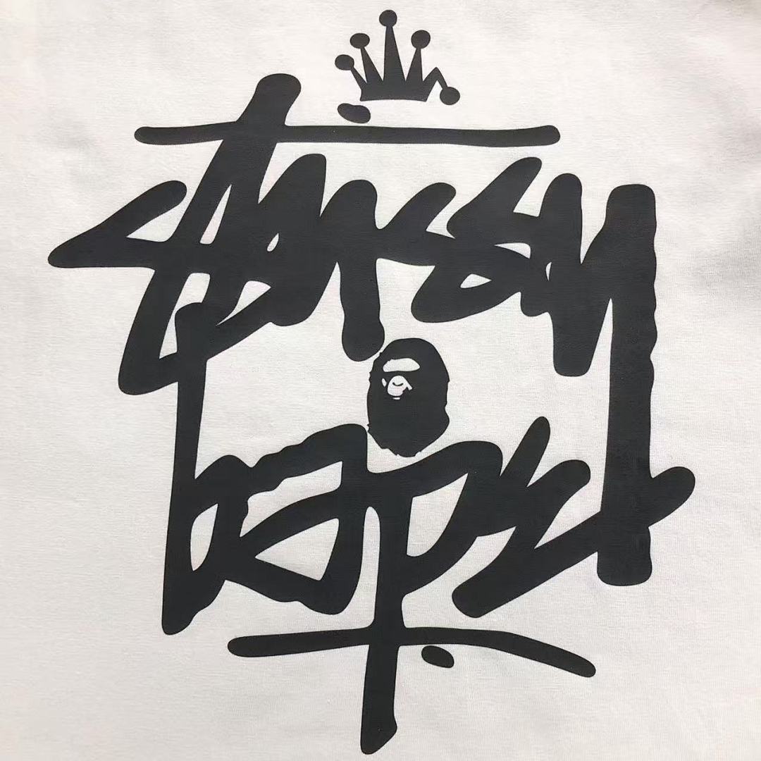 Bape 79 BAPE STUSSY T-SHIRT 411183342 (Im 170Cm 57Kg I Wear Size S In The Phot) - Image 22