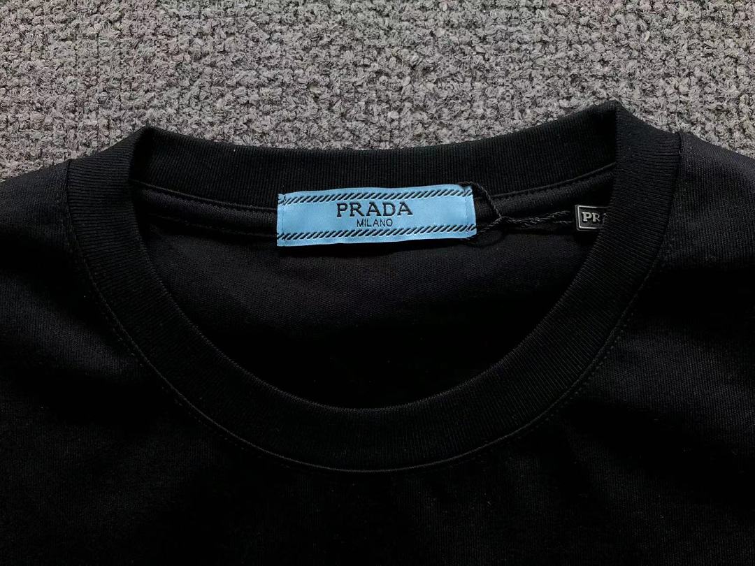 Prada 135 P⭐A⭐A T-SHIRT 2206260304 (Im 170Cm 60Kg I Wear Size 2XL In The Phot) - Image 15