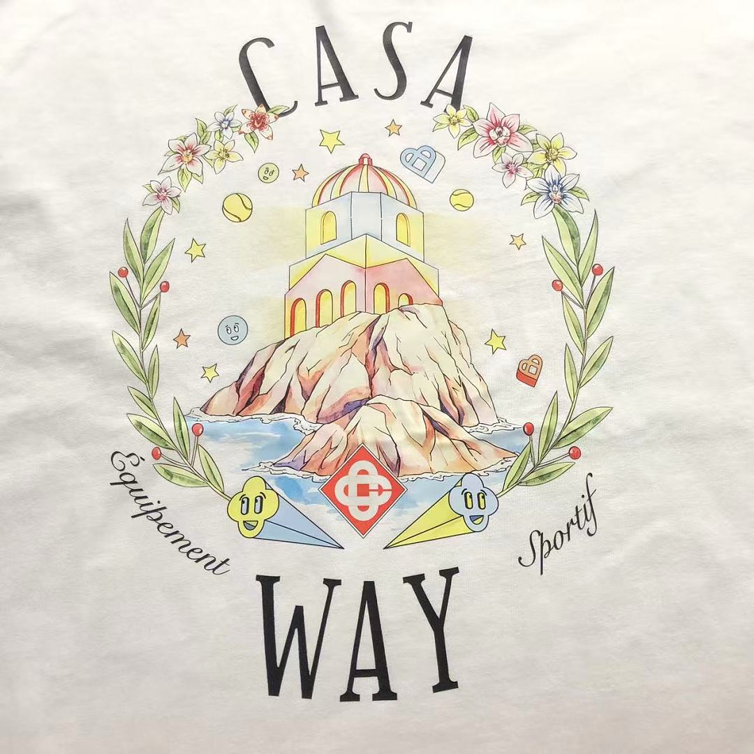 Casablanca 115 CASABLANCA T-SHIRT 5252021127 (Im 170Cm 60Kg I Wear Size L In The Phot) - Image 9