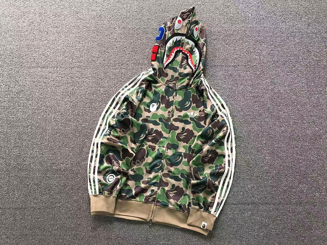 Adidas 258 A⭐I⭐AS BAPE HOODIE 1241811159 (Im 170Cm 60Kg I Wear Size S In The Phot) - Image 6