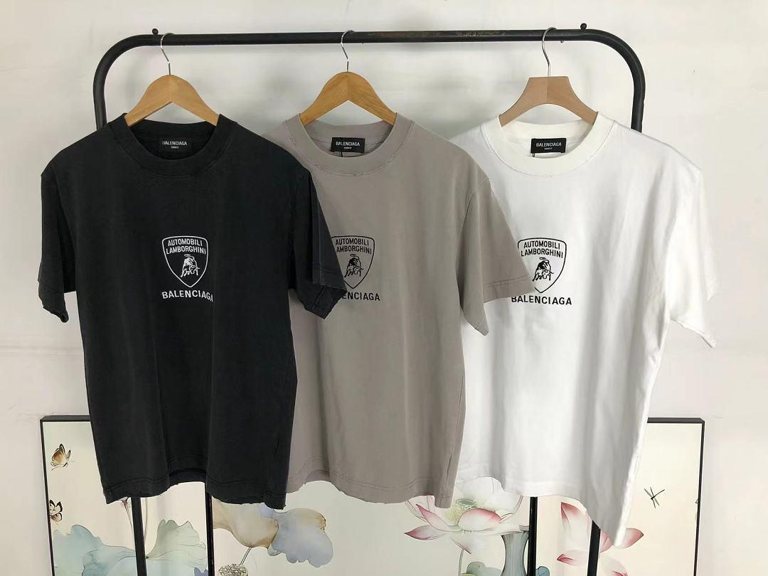 Balenciaga 125 B⭐L⭐⭐⭐IA⭐A T-SHIRT 5208070681 (Im 170Cm 60Kg I Wear Size S In The Phot) - Image 25