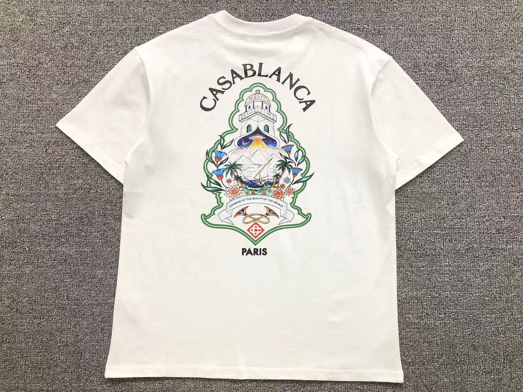 Casablanca 95 CASABLANCA T-SHIRT 126131132 (Im 170Cm 60Kg I Wear Size M In The Phot) - Image 7